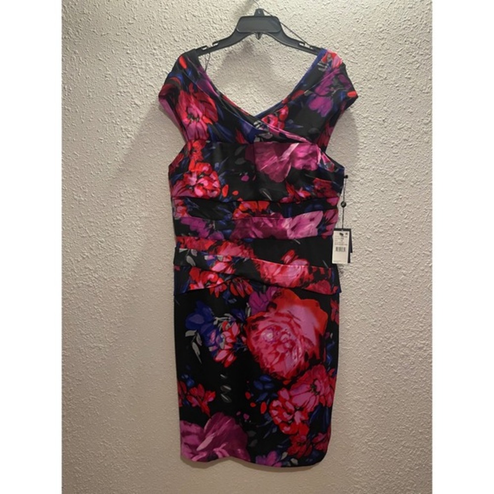 Adriana Papell Floral Shift Dress NWT!